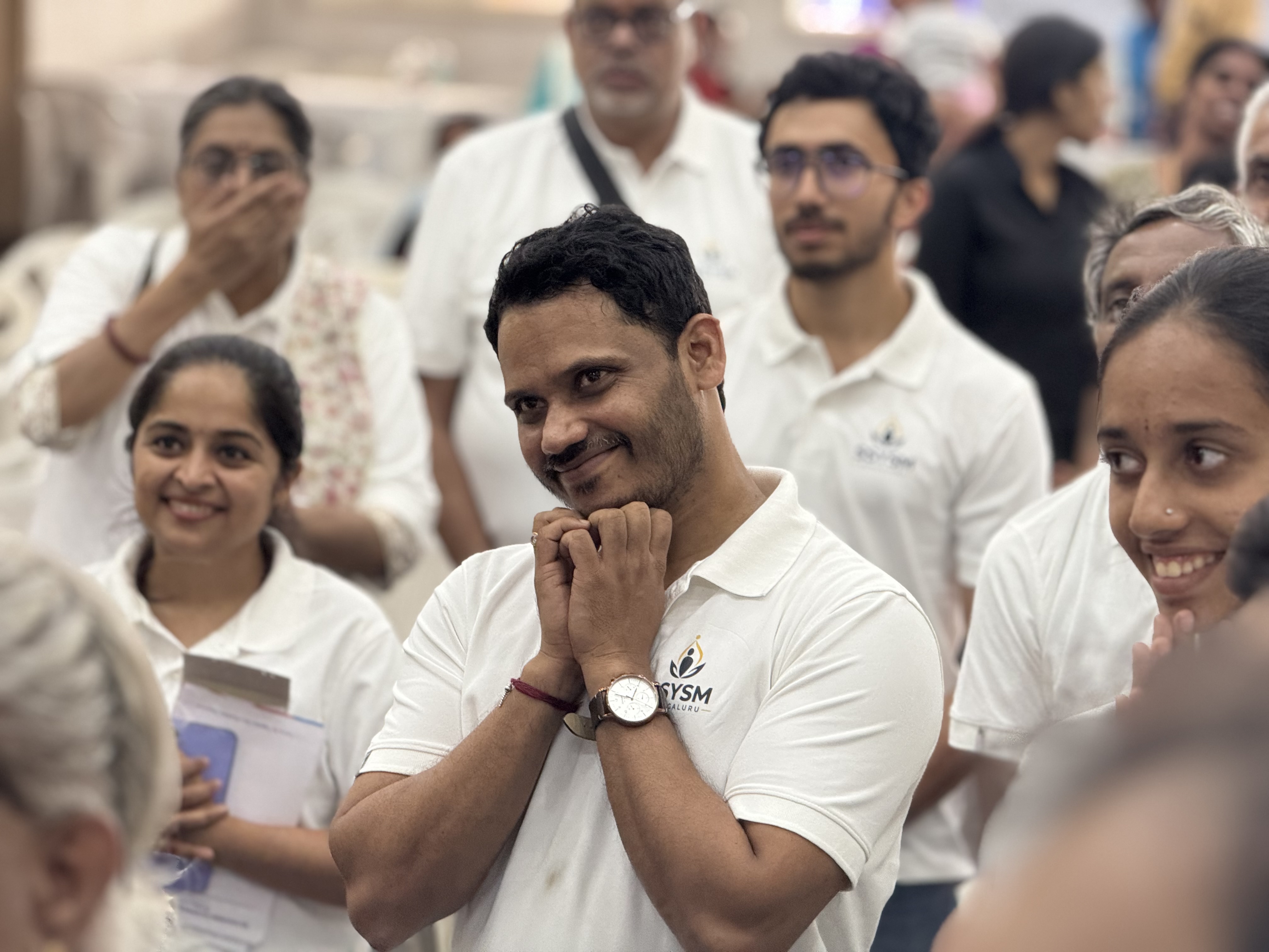 Faces from the day — grateful and glad to serve.